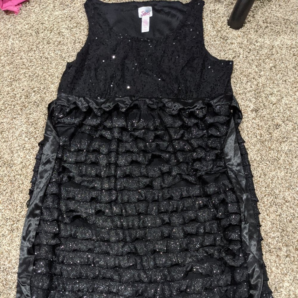 Justice Black Dress - Size 18